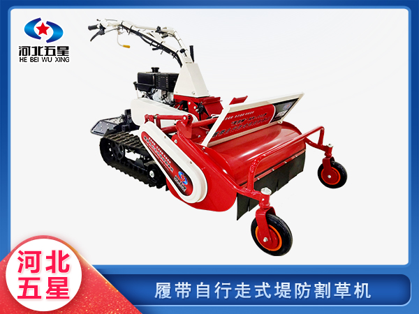 應(yīng)急救援履帶自行走式堤防割草機
